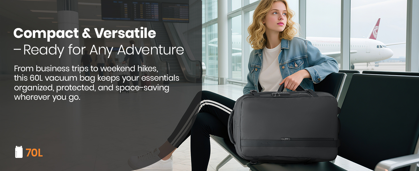 compression backpack for travel with wheels