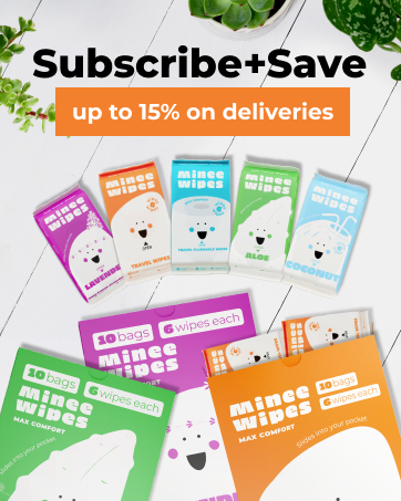 Minee Wipes, travel wipes, compact wipes