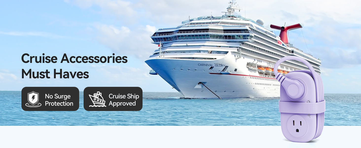 Orico 4FT Purple Power Strip