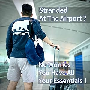 stranded at the airport 