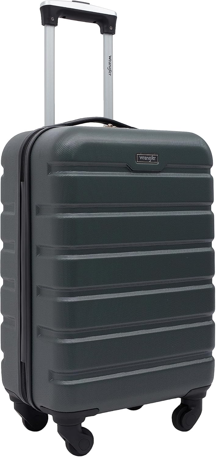1769302275 Wrangler 22 Hardside Spinner Carry On Luggage Olive.jpg