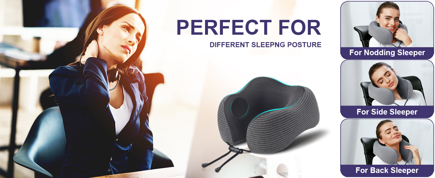 NAPFUN Travel pillow deep gray 1464x600 detail (3)