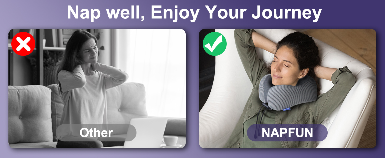 NAPFUN Travel pillow deep gray 1464x600 detail (4)