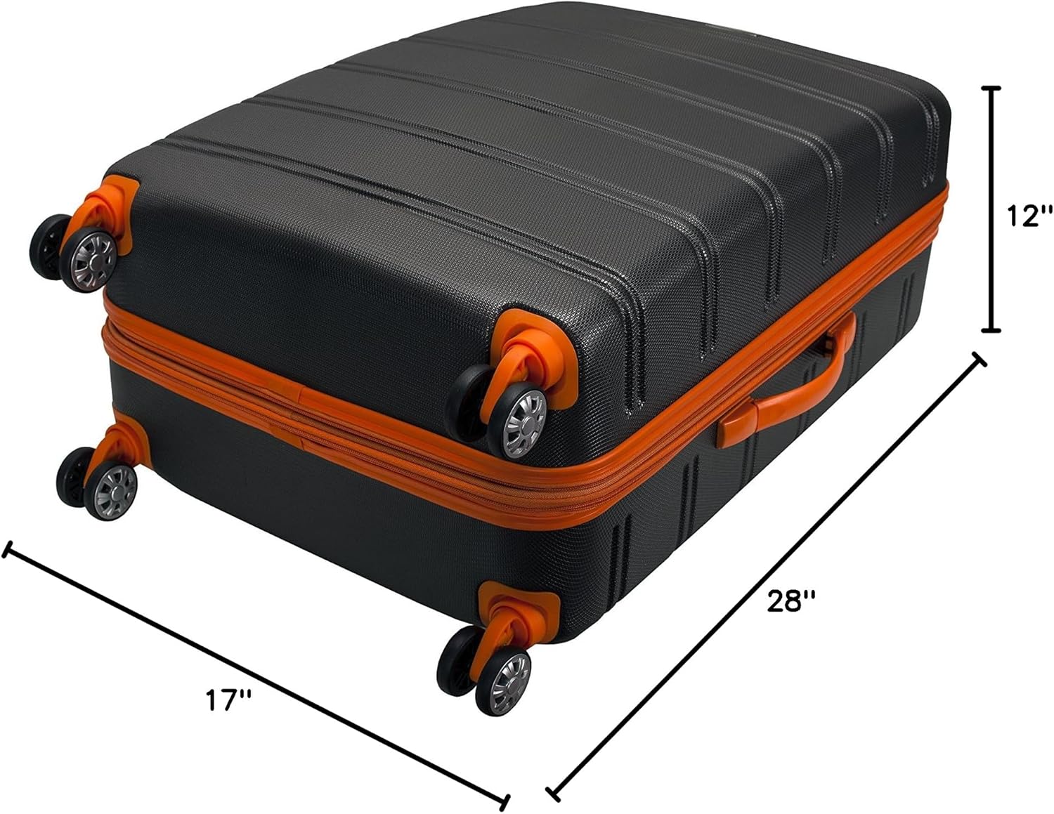 1769351883 Rockland Melbourne Hardside Expandable Spinner Wheel Luggage Charcoal Checked Large 28 Inch.jpg