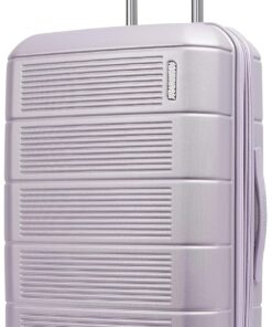 American Tourister Stratum 2.0 Expandable Hardside Luggage with Spinner Wheels, 24" SPINNER, Purple Haze