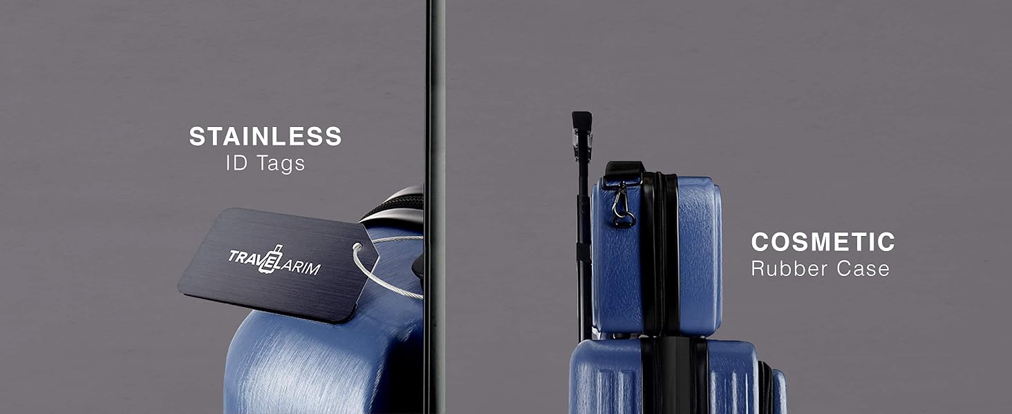 stainless tag, cosmetic case