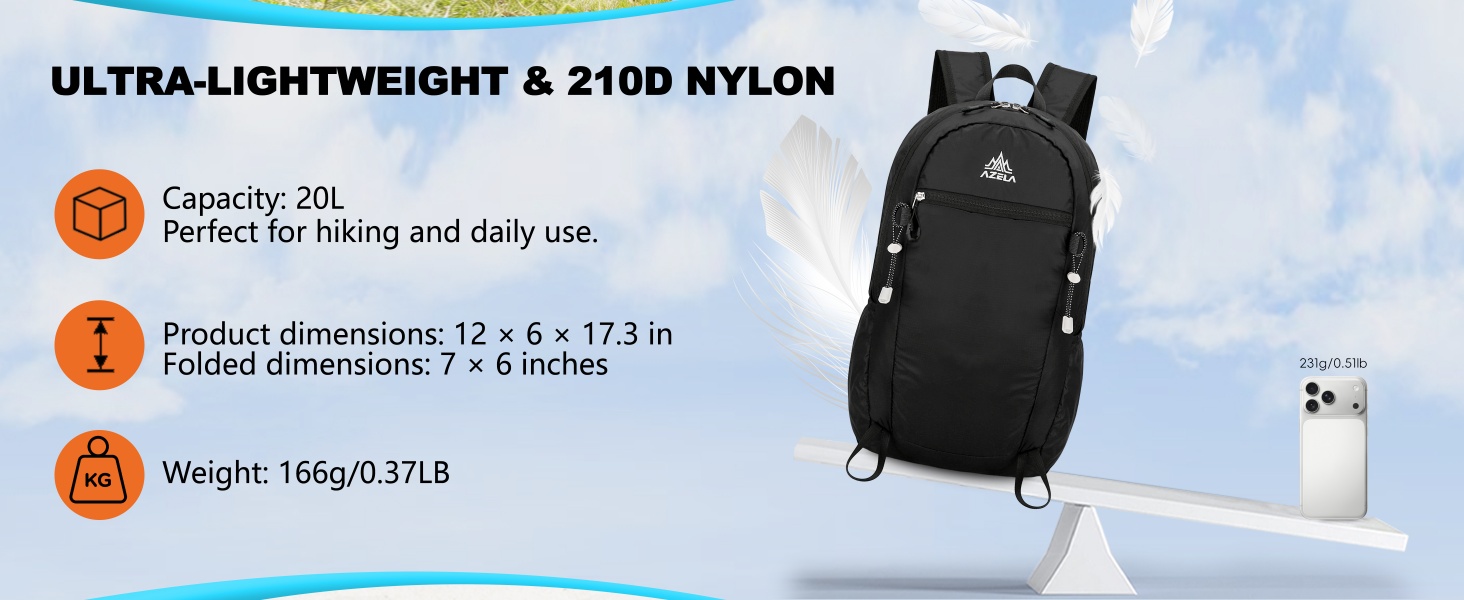 lightweight backpack