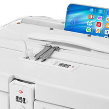 Multifunctional Luggage with Charging Port and Cup Holder