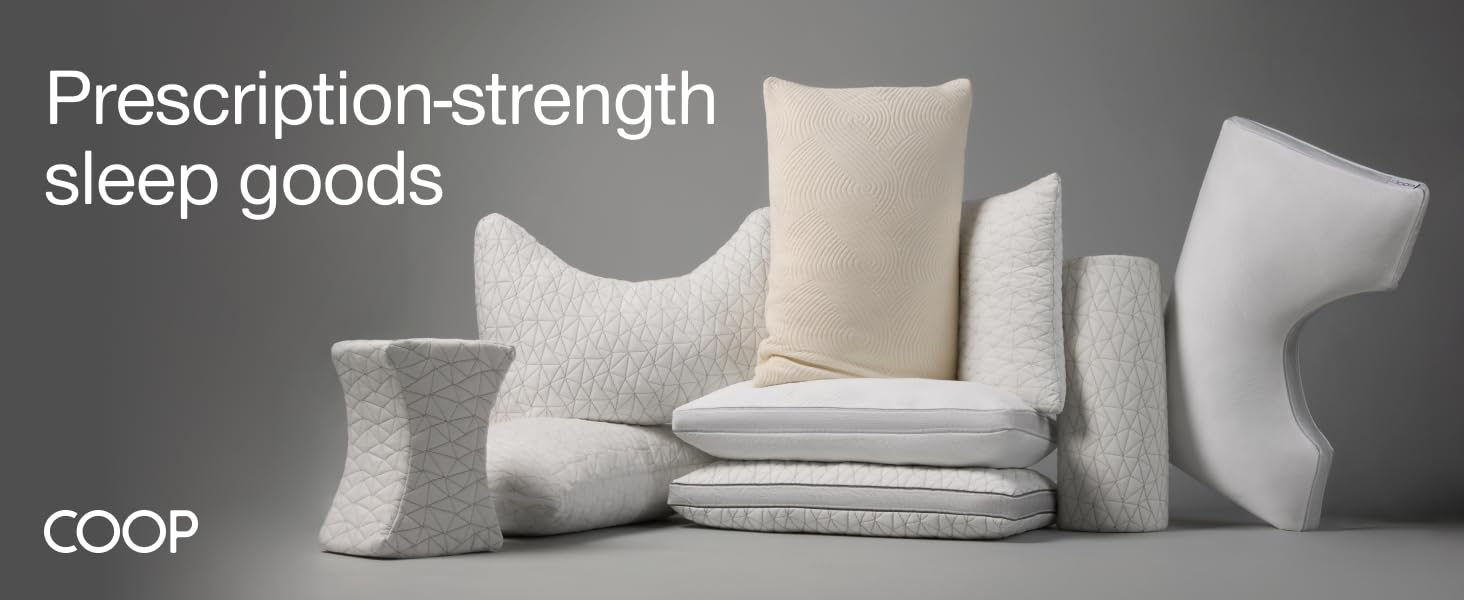 coop sleep goods adjustable pillow cooling pillow memory foam pillow latex pillow down alternative