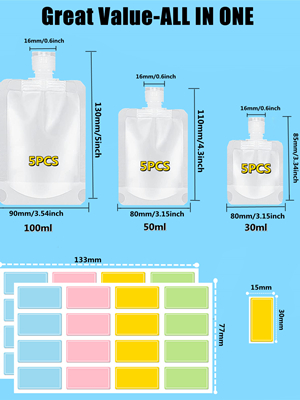 travel pouches for toiletries