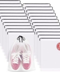 23 Pack Shoe Bags for Travel, 11.8" x 15.7" Waterproof Travel Shoe Bags for Packing,Large Travel Bag for Shoes, Storage Bags Travel Essentials Men for and Women