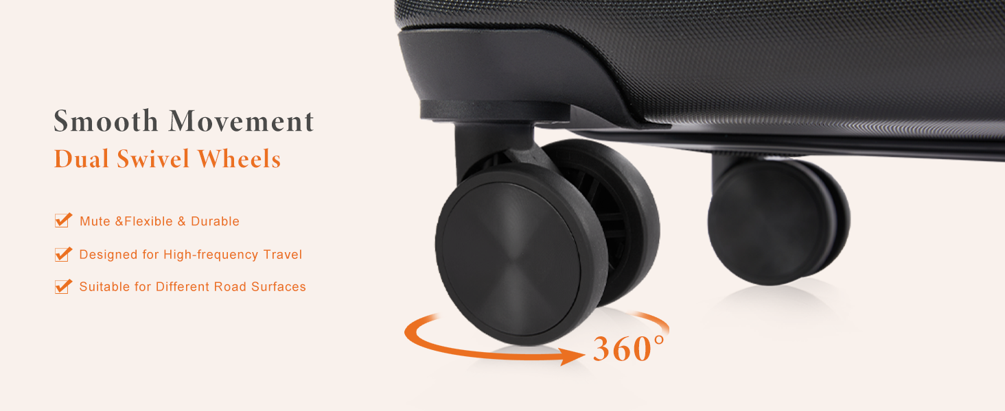 suitcases with wheels