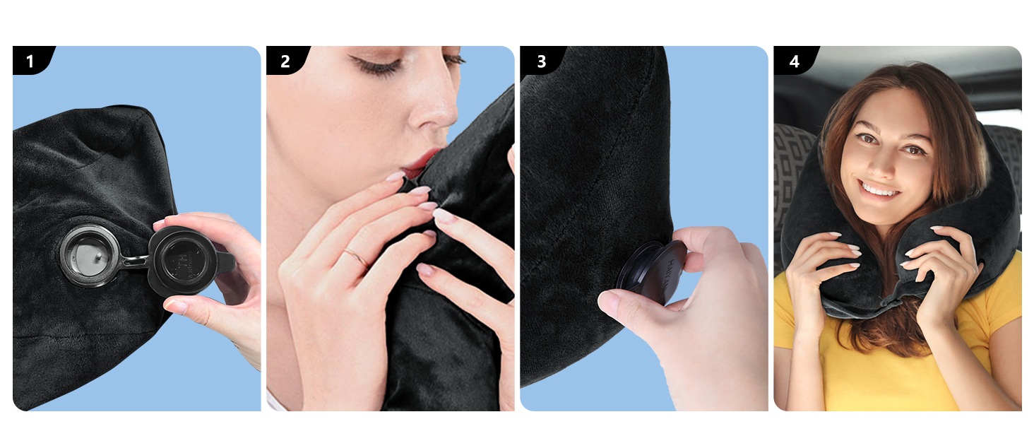 Inflatable Travel Pillow