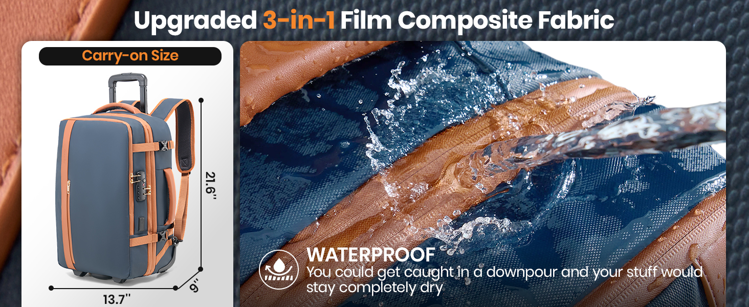 vac space backpack with wheels