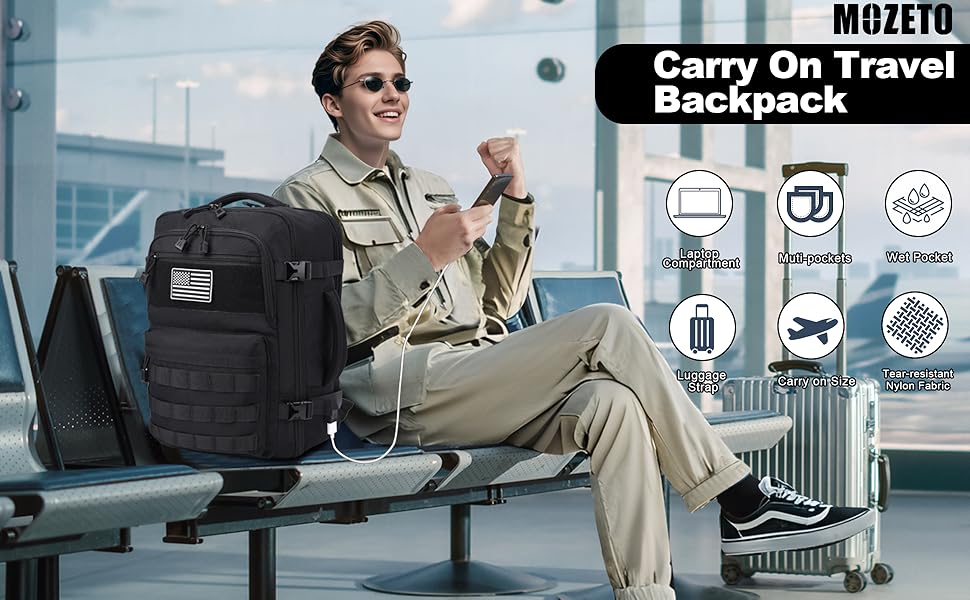 carry on travel backpack