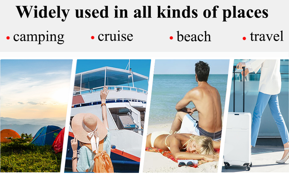 camping beach cruise ship essentials