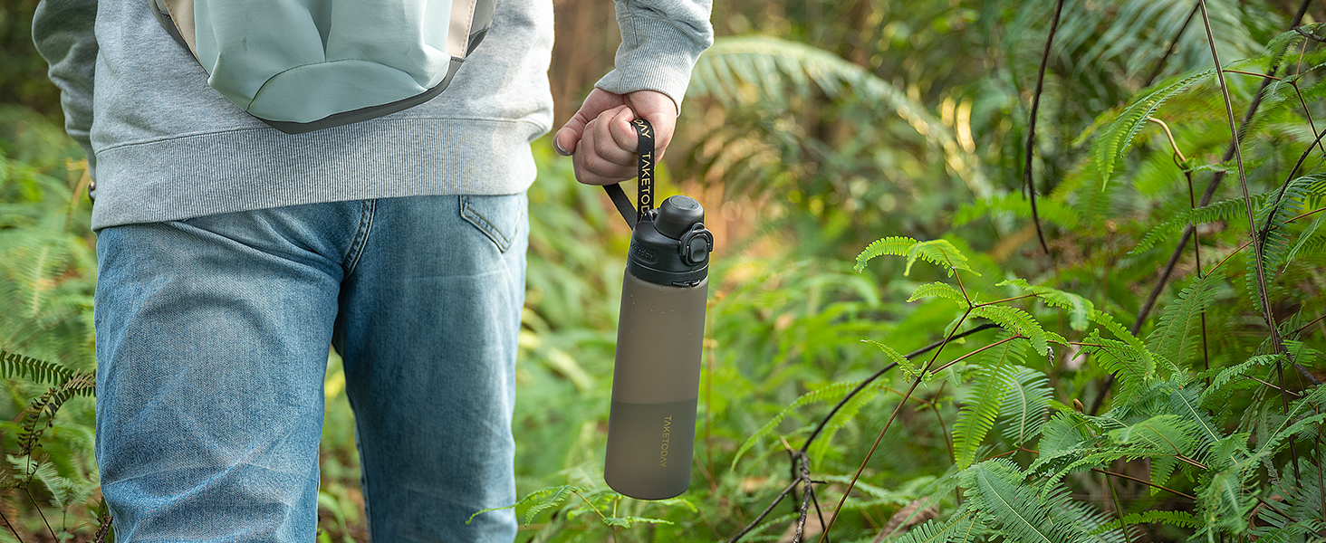 collapsible water bottle for traveling
