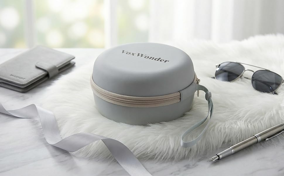 Memory foam travel neck pillow with compact hard case perfect travel gift for airplane