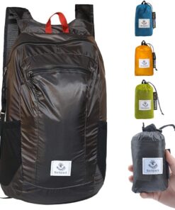4Monster Hiking Daypack,Water Resistant Lightweight Packable Backpack for Travel Camping Outdoor