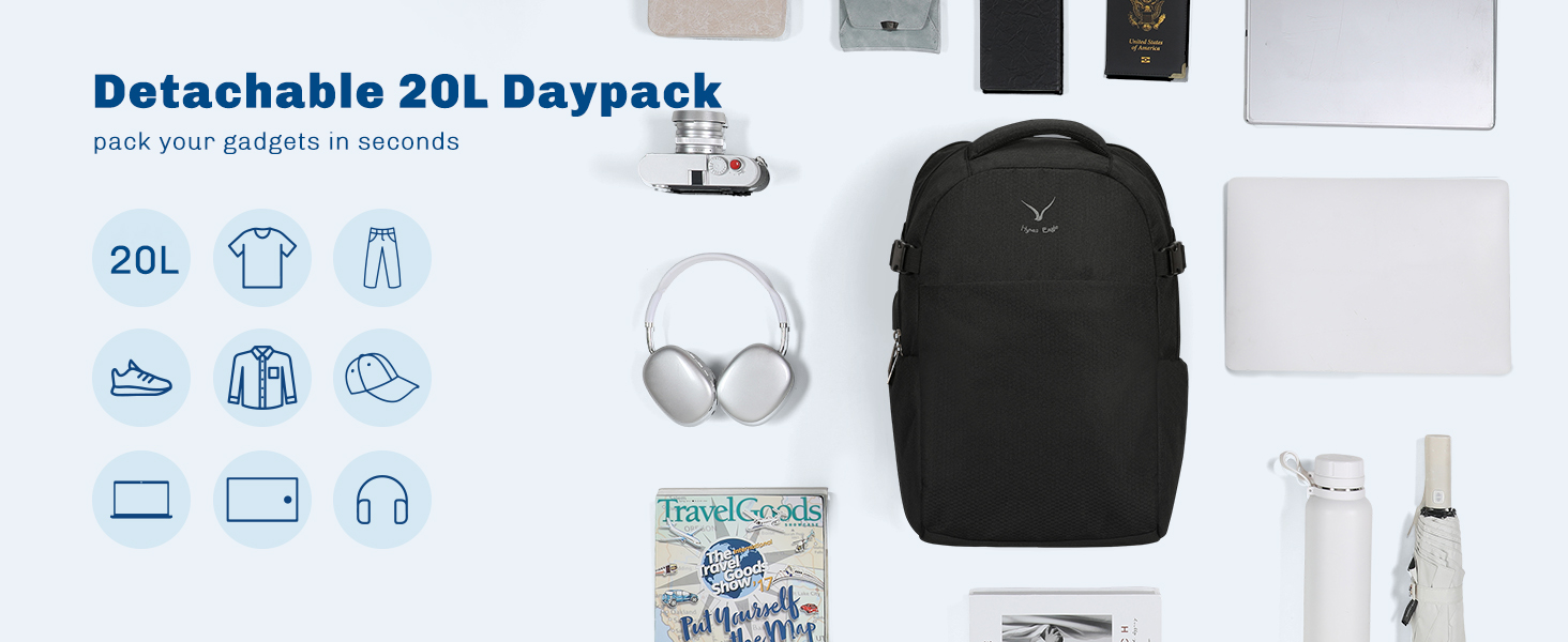 large underseat carry on luggage with wheels personal item bag traveling rolling backpack for adults