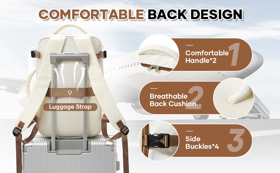 travel backpack carry on flight approved