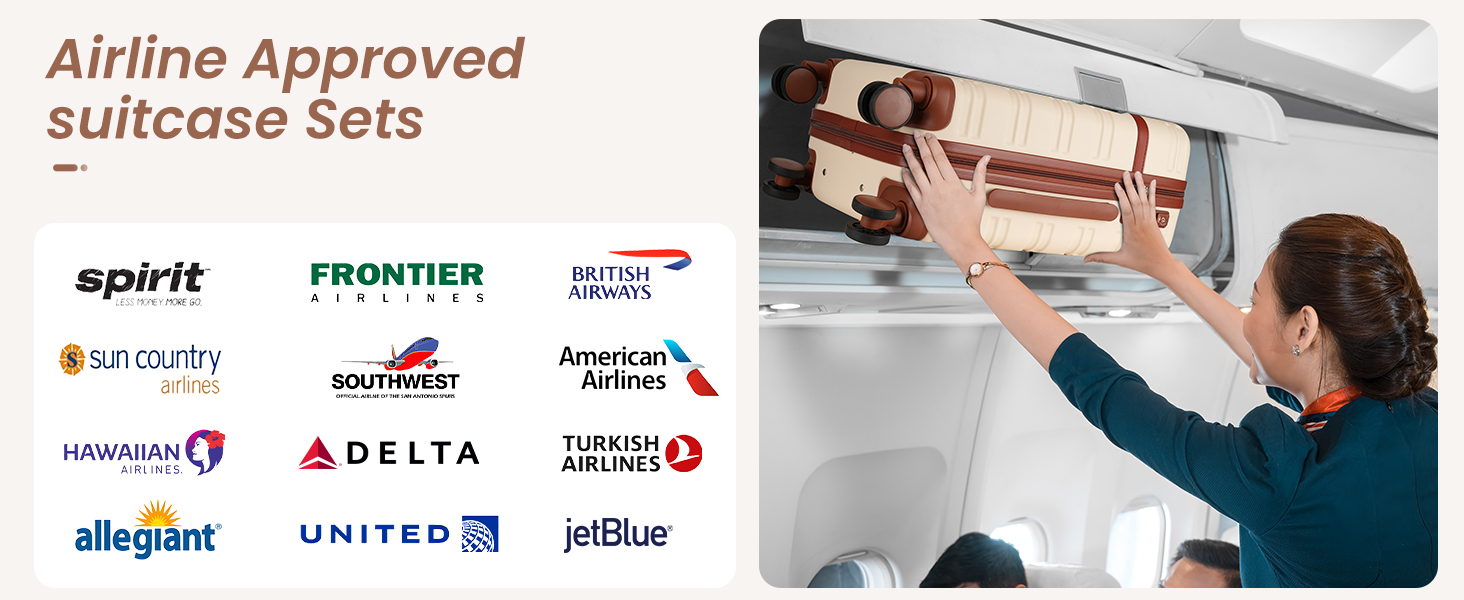 travel suitcase with backpack airline approved