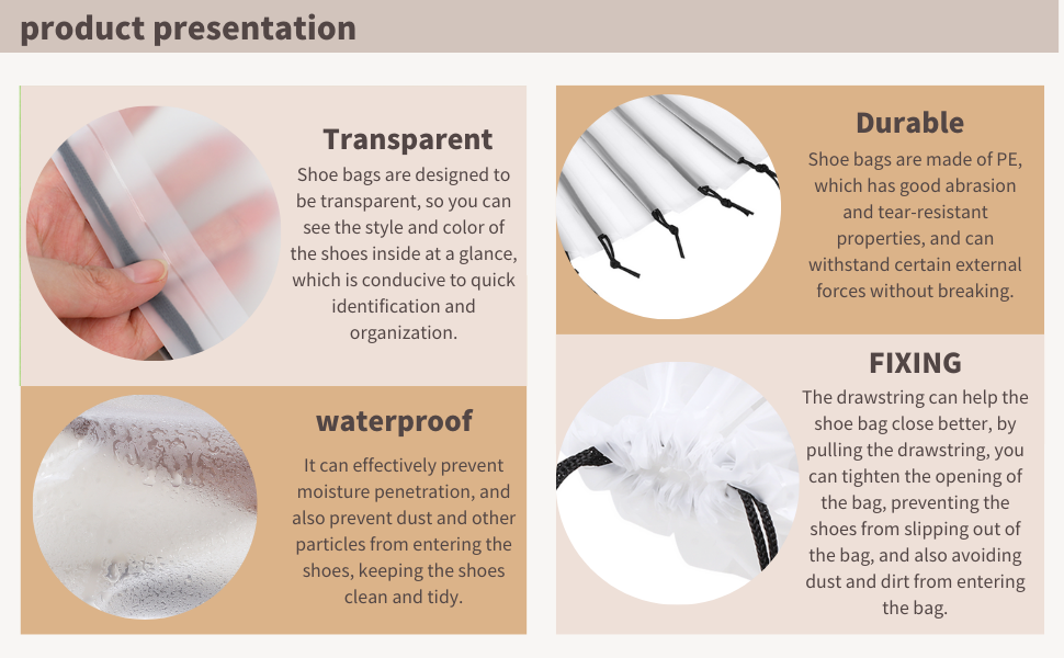 Shoe Bags for Travel Travel Shoe Bags for Packing Travel Bag for Shoes Storage Bags 