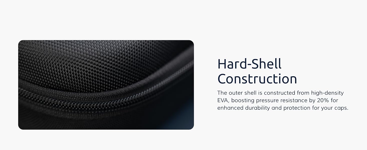 baseball hat case box with thick EVA and oxford 1680D crushproof shockproof material