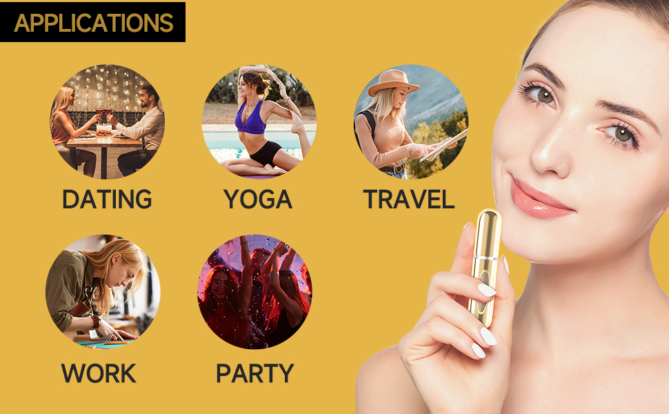 portable perfume refillable bottle travel