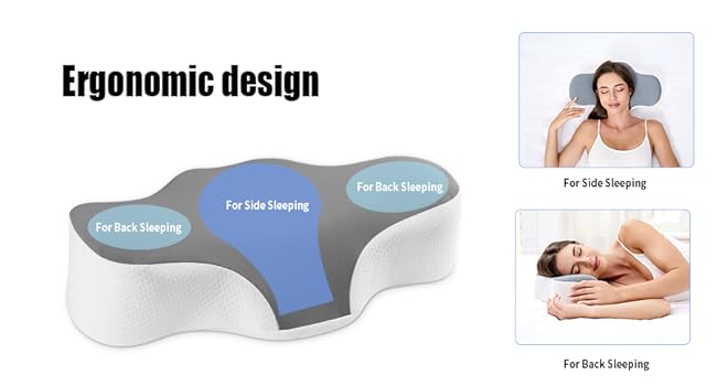 Lightweight Ergonomic Memory Foam Camping Pillow