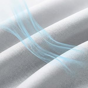 Breathable cooling neck pillow cover with sweat resistant soft fabric