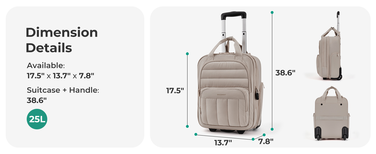 underseat carry on luggage