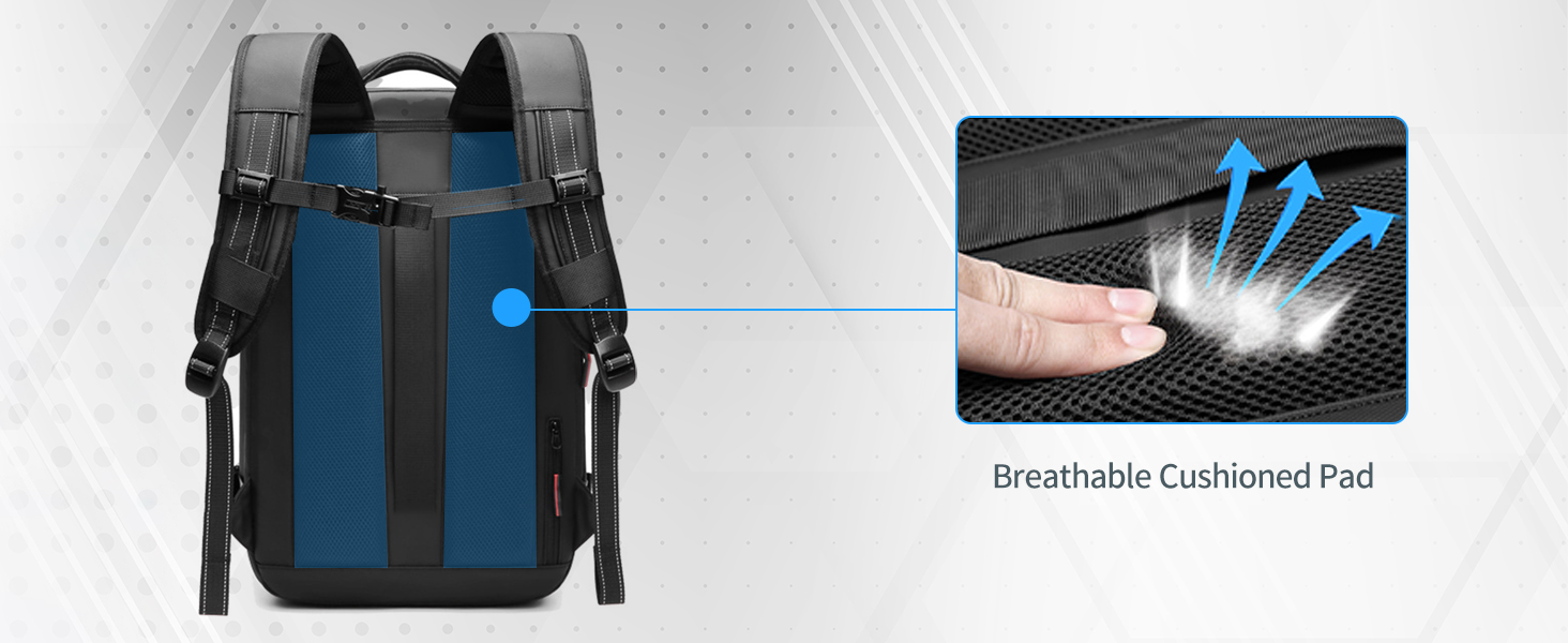 Kuvictewl Vacuum Backpack with Breathable Cushioned Pad