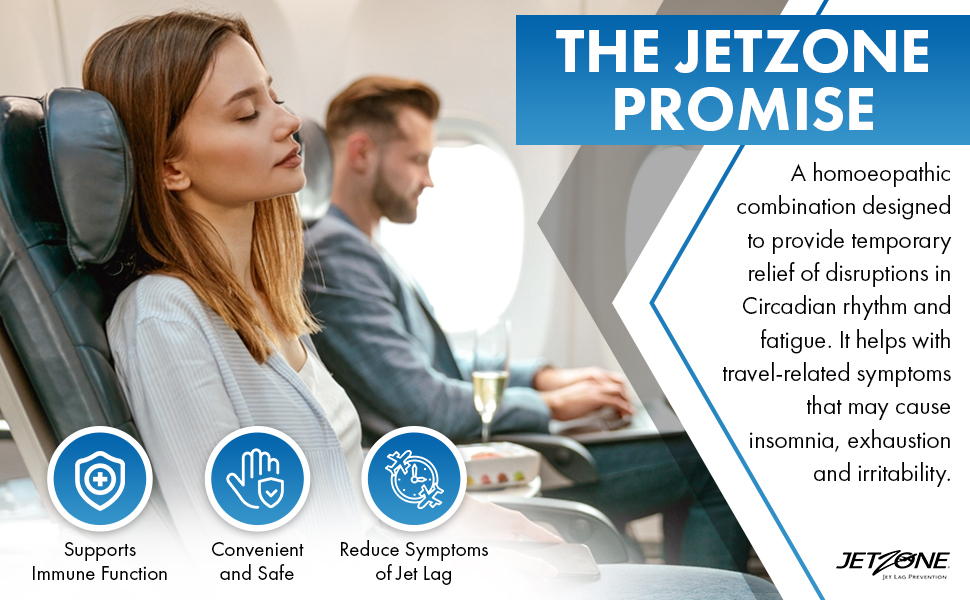 The JetZone Promise - Balances Circadian Rhythm and Fights Travel-Related Symptoms of Jet Lag