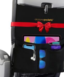Airplane Pockets - Airplane Accessories - Plane Travel Essentials - Travel Organizer - Seat Storage Organizer - Air Travel Essentials - Seatback Organizer - International Travel Accessories Must-Haves