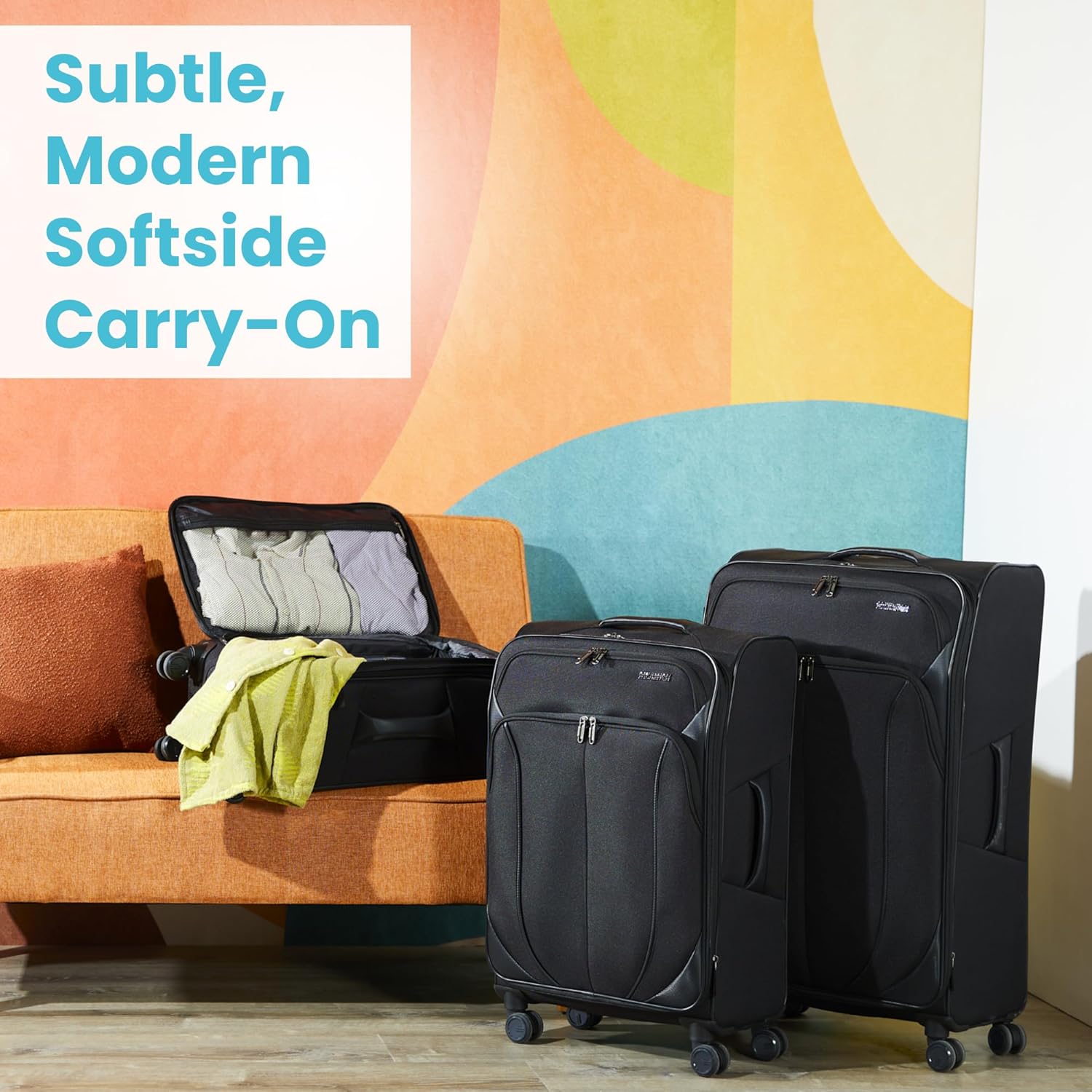 American Tourister 4 KIX 2.0 Expandable Softside Luggage with Spinner Wheels 28 SPINNER BLACK.jpg