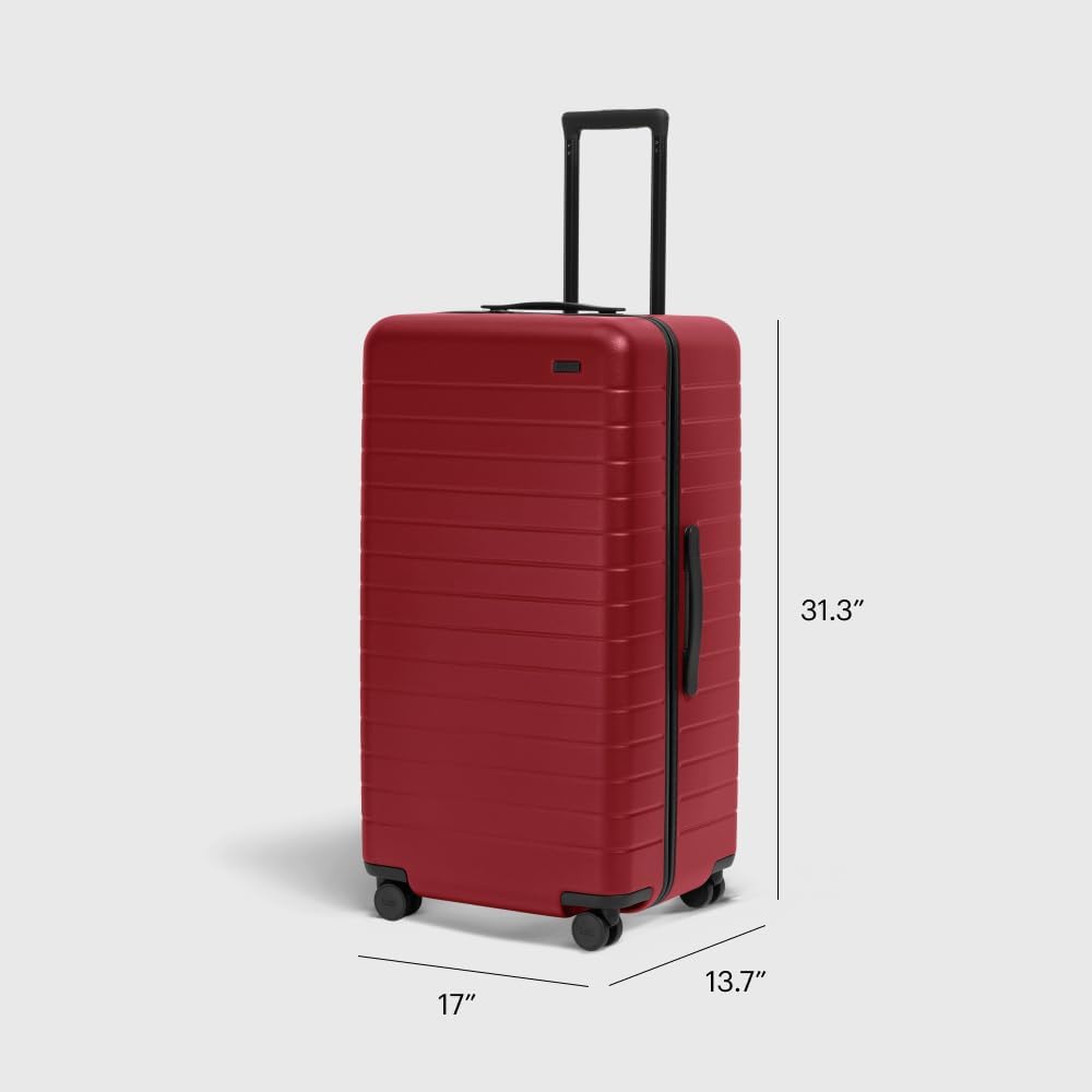Away Large Trunk Luggage 31 Inch Hardside Suitcase with Spinner Wheels Lightweight Durable TSA Lock Ideal for Long Trips Tango Red.jpg
