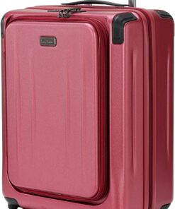 Carry On Luggage, 20 Inch Top Opening Aluminum Frame Lightweight Airline Approved ABS+PC Hard Shell Suitcases with Silent Wheels, TSA Lock, Front Pocket & Wet-dry Separated Six-piece Set