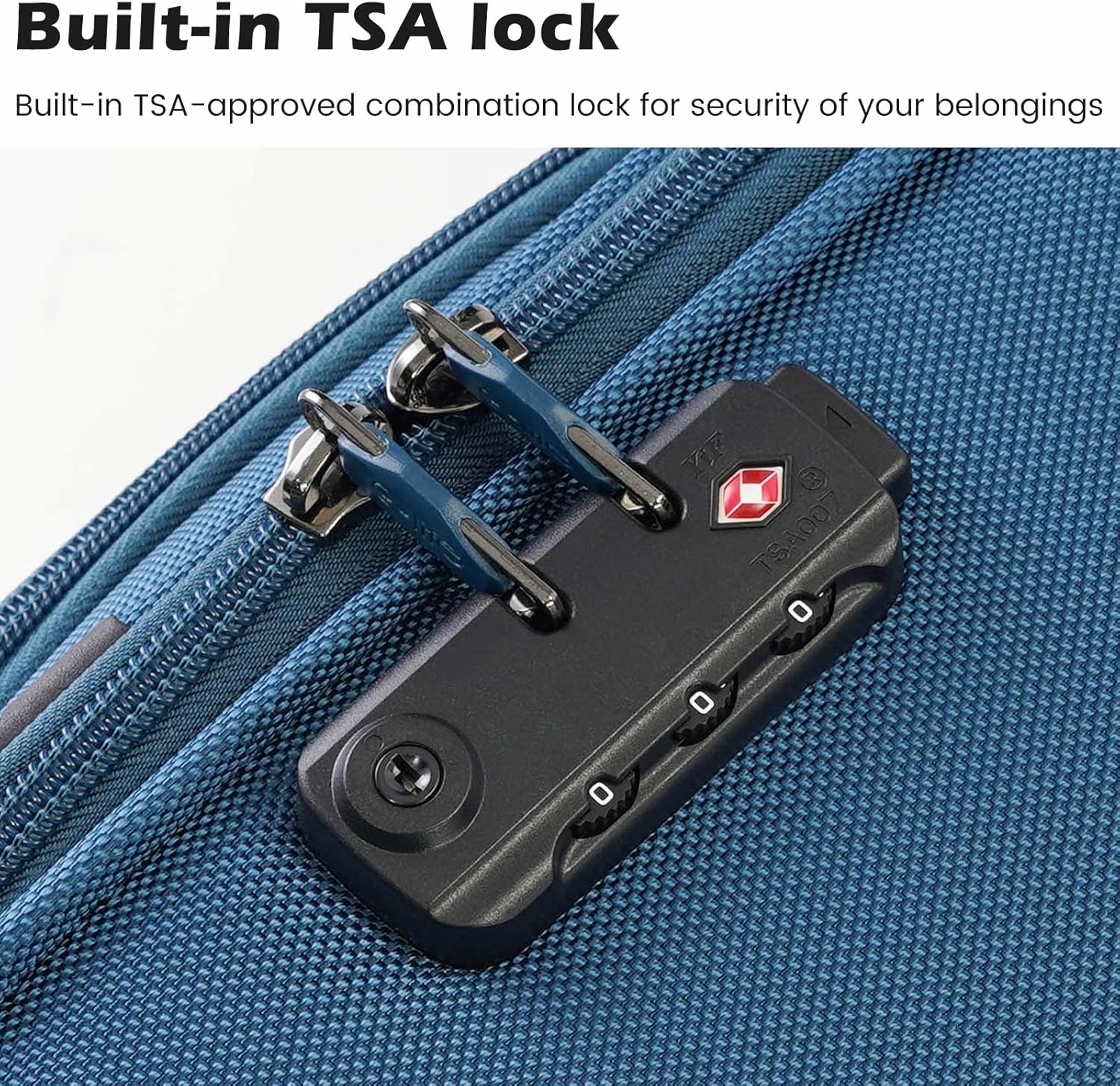 Coolife Luggage 4 Piece Set Suitcase TSA Lock Spinner Softshell lightweight blackred.jpg