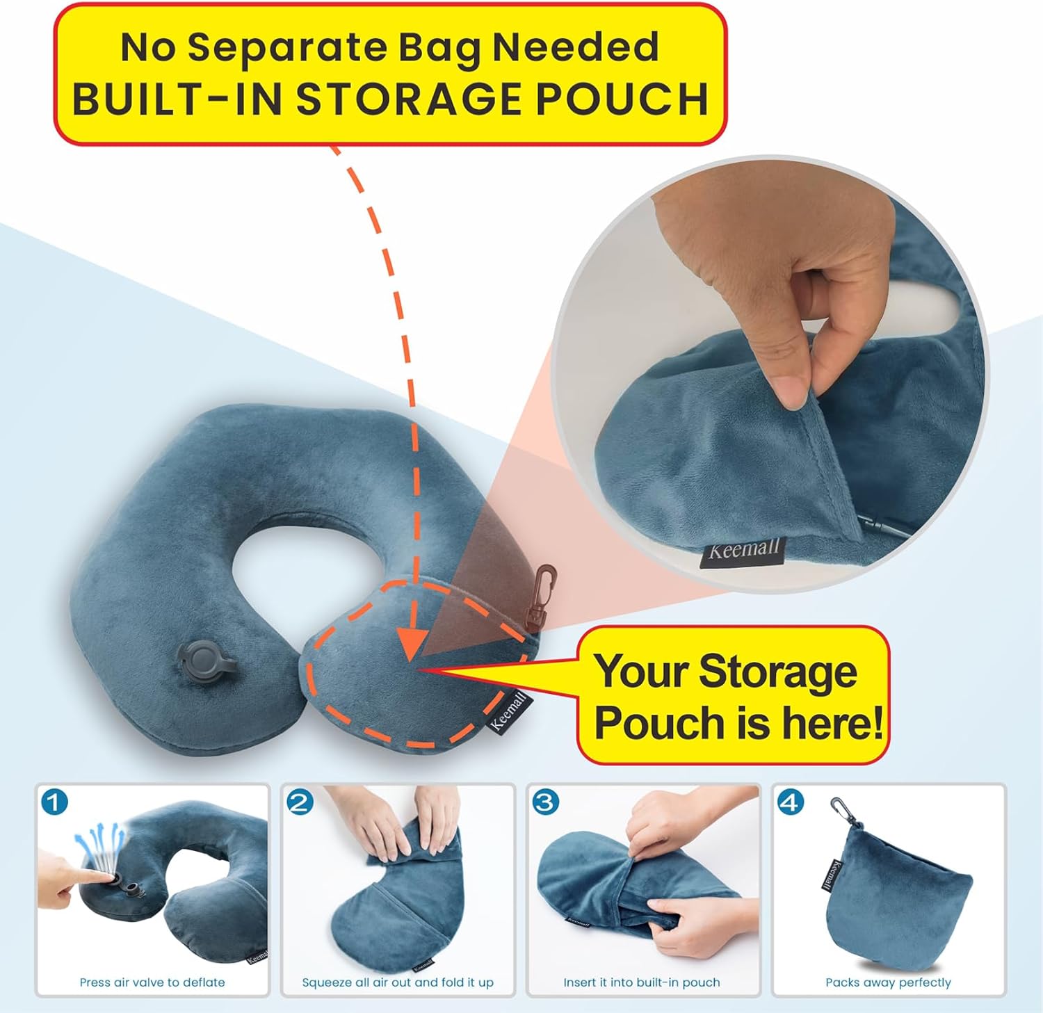 Inflatable Travel Neck Pillow for Airplane Train Car Washable Pillowcase U Shaped Office Napping Pillow.jpg