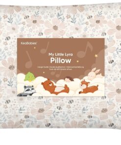 KeaBabies Toddler Pillow with Pillowcase – 13x18 Soft, Breathable Organic Cotton Muslin Kids Pillow for Sleeping, Travel, Preschool Nap, Small Bed, Toddler Age 2 Year Old to 5 (Flora Vale)