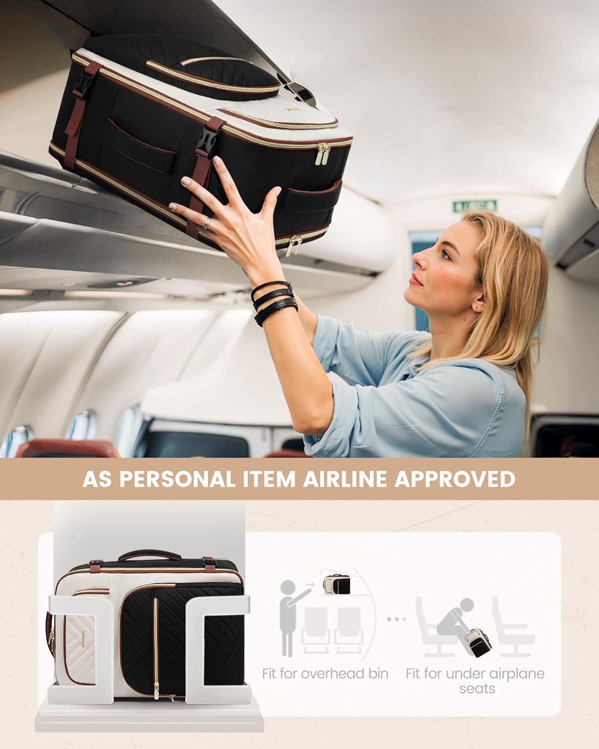 LOVEVOOK Travel Backpack Carry on Flight Approved 40LWaterproof TSA Travel Essentials Personal Item Backpack for Women MenLarge Carry on Luggage Suitcase Travel Bag for Airplane with 3 Packing Cubes.jpg