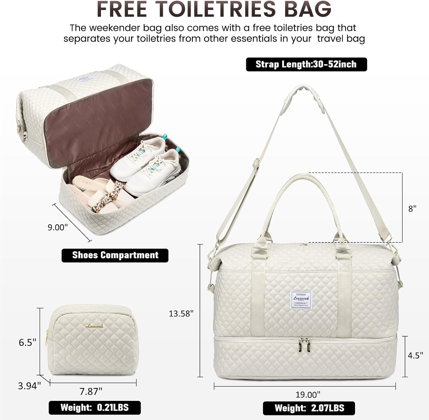 LOVEVOOK Travel Duffle BagWeekender Bags for Women with Shoe Compartment，Carry on Overnight Bag with Toiletry BagGym Duffel Bag with Wet Pocket Hospital Bags for Labor and Delivery.jpg