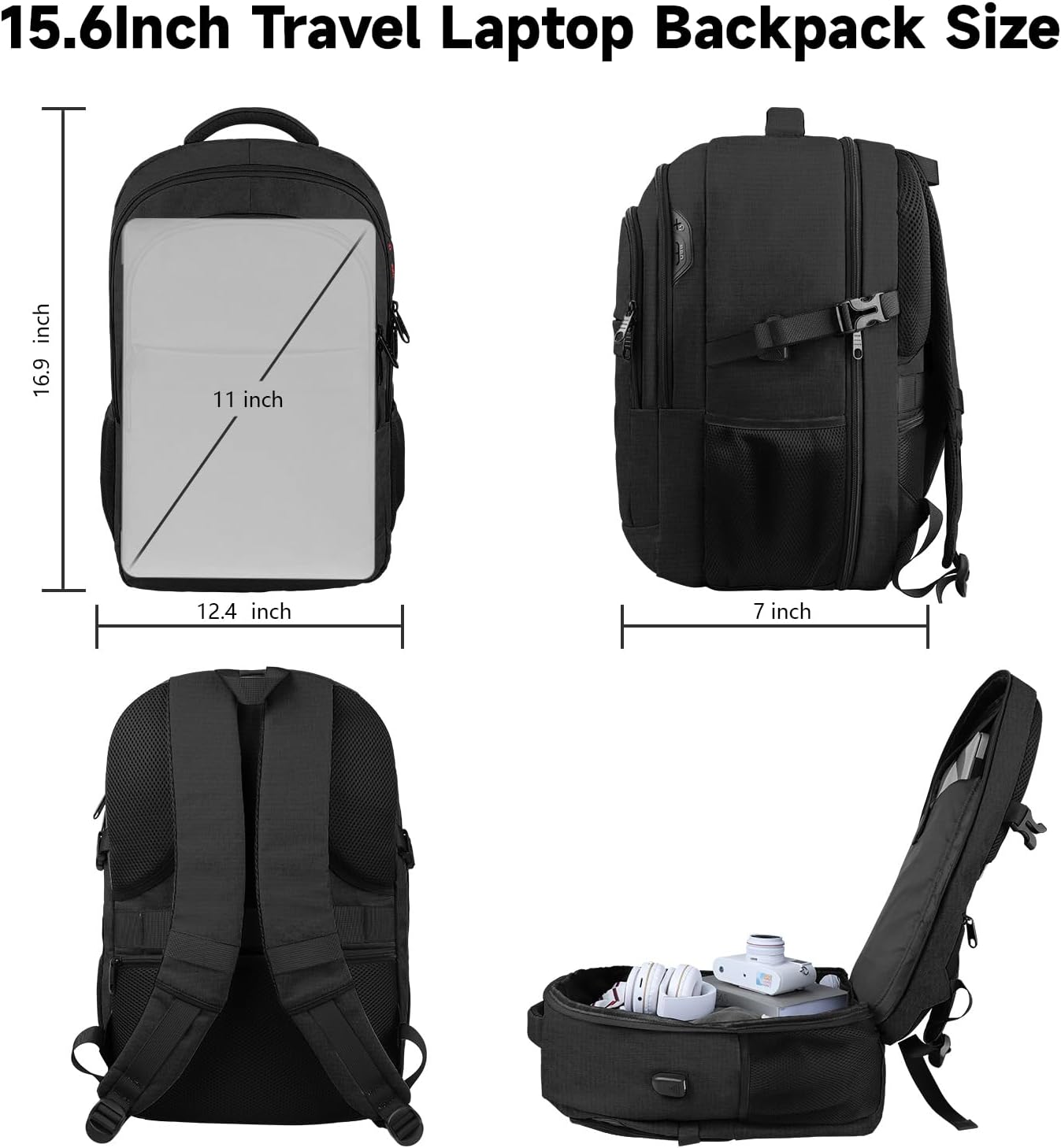 Lapsouno Travel Laptop Backpack Business Laptop Backpack Anti Theft Slim Sturdy 15.6 Inch TSA Friendly with USB Port Water Resistant College School Computer Bag Gifts for Men Women Black.jpg