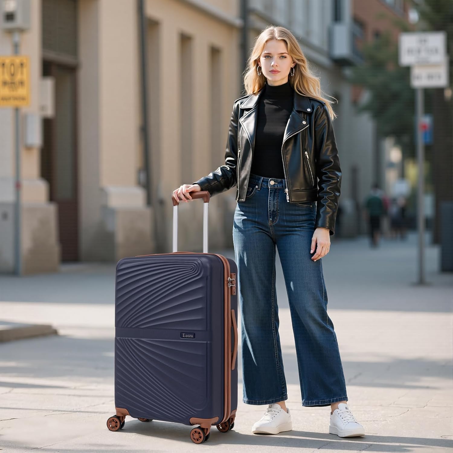 Luggage Sets 5 Piece Suitcases with Wheels ABS Hard Case Luggage with TSA Lock Spinner Wheels Carry On Luggage Set 202428 inch.jpg