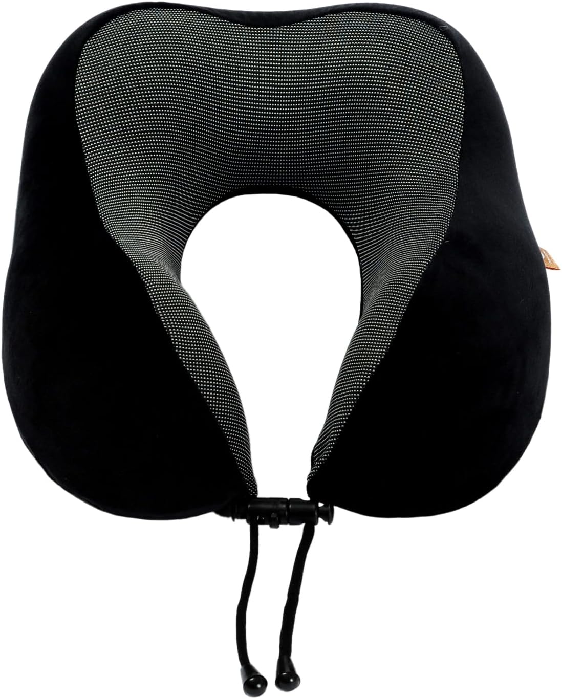 Memory Foam Travel Pillow Neck Pillow with 360 Degree Head Support Comfortable Ideal for Sleeping on Airplane Car Train Bus and Home Use Comes with Storage Bag Black.jpg