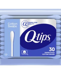 Q-tips Swabs Travel Pack,30 Count, Pack of 1 blue