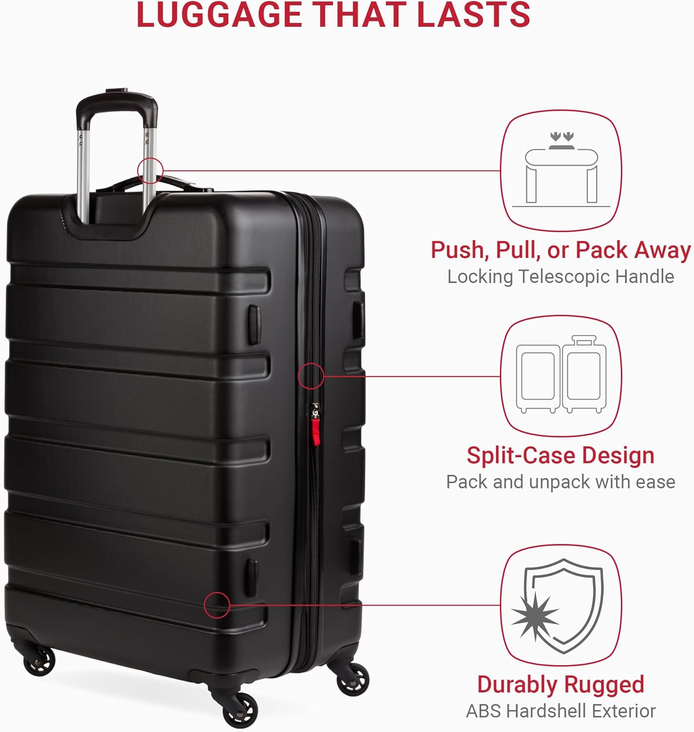 SwissGear 7366 Signature Hardside Expandable Luggage with Spinner Wheels TSA Lock Black Checked Large 27 Inch.jpg