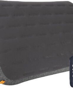 TREKOLOGY Camping Pillow - Large Inflatable (24"x15") for Home-Like Comfort, Portable & Ergonomic, Easy to Clean, Durable & Leak-Proof, Removable Strap for Secure Fit – ALUFT Ultra (Grey)