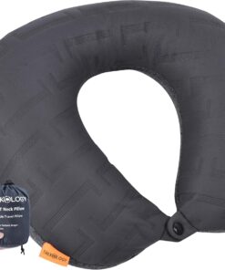 TREKOLOGY Inflatable Neck Pillow for Traveling - Inflatable Travel Pillow for Airplanes - Neck Air Pillow, Blow Up Travel Pillows for Neck Support